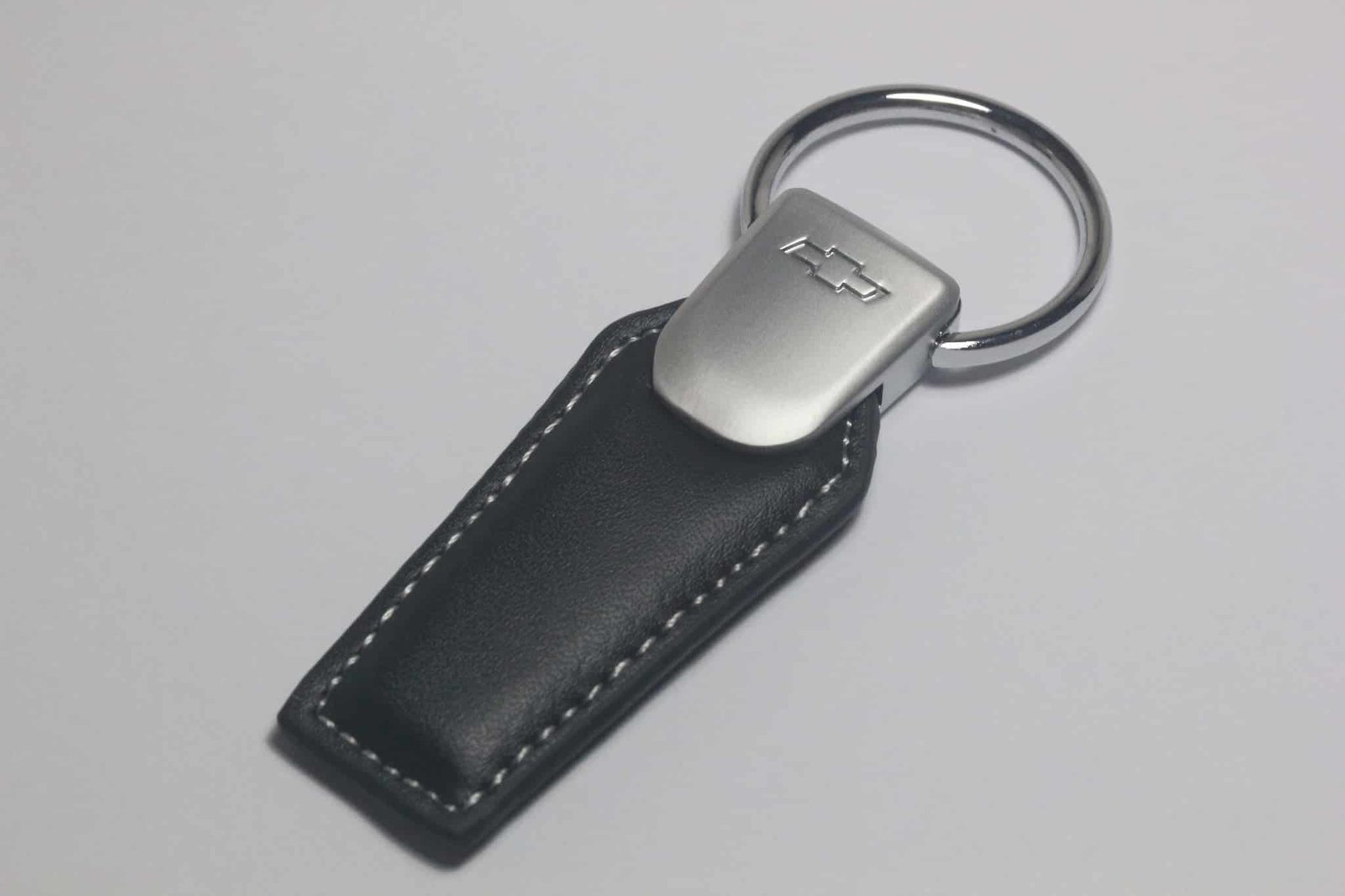 Chevrolet Leather Pull Key Chain